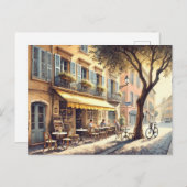 Café in Nice Frankrijk Mok Briefkaart (Voorkant / Achterkant)