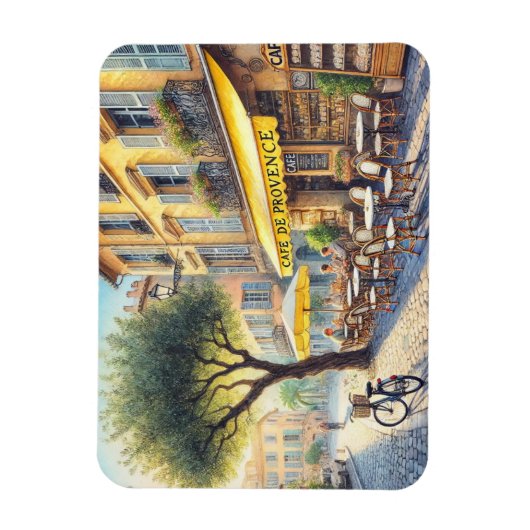 Café in Nice Frankrijk Mok Magneet (Verticaal)