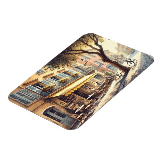 Café in Nice Frankrijk Mok Magneet (Linkerzijde)