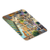 Café in Nice Frankrijk Mok Magneet (Rechterzijde)