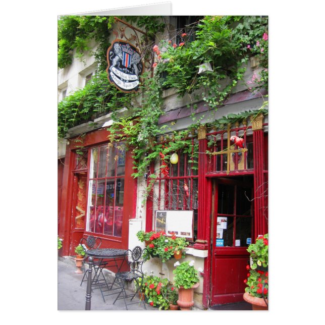 Cafe in Parijs (Voorkant)