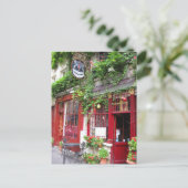 Cafe in Parijs Briefkaart (Staand voorkant)