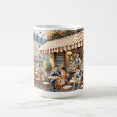 Café in Parijs Frankrijk Mok (Center)