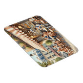 Café in Parijs Frankrijk Mok Magneet (Rechterzijde)