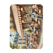 Café in Parijs Frankrijk Mok Magneet (Verticaal)