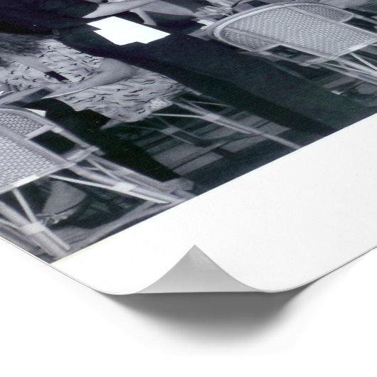 Cafe in Parijs Poster (Hoek)