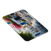 Café in Paros Griekenland Reizen Magneet (Rechterzijde)