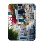 Café in Paros Griekenland Reizen Magneet (Verticaal)