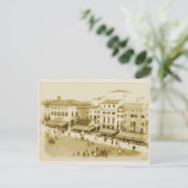 Cafe in Piazza Bra - Verona, Briefkaart van Italië (Staand voorkant)