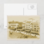 Cafe in Piazza Bra - Verona, Briefkaart van Italië (Voorkant / Achterkant)