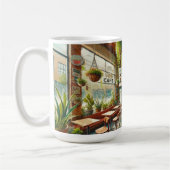 Café in Portland, Oregon Koffiemok (Links)