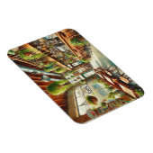 Café in Portland, Oregon Magneet (Rechterzijde)