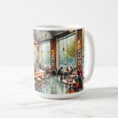 Café in Santiago Chili Koffiemok (Voorkant rechts)