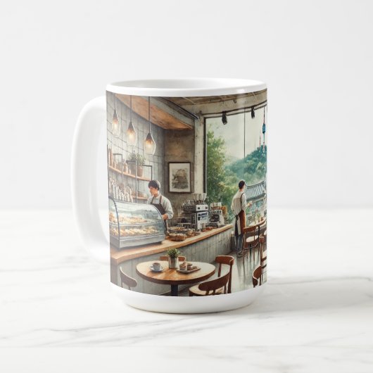 Café in Seoul Korea Namsan Mok (Voorkant links)