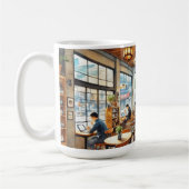 Café in Seoul Zuid-Korea Koffiemok (Links)