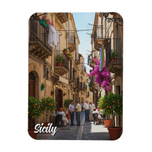 Café in Sicilië Italië Magneet