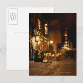 Café in Straatsburg Briefkaart (Voorkant / Achterkant)