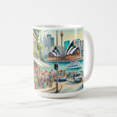 Café in Sydney, Australië Koffiemok (Voorkant rechts)