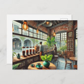 Café in Tainan Briefkaart (Voorkant / Achterkant)