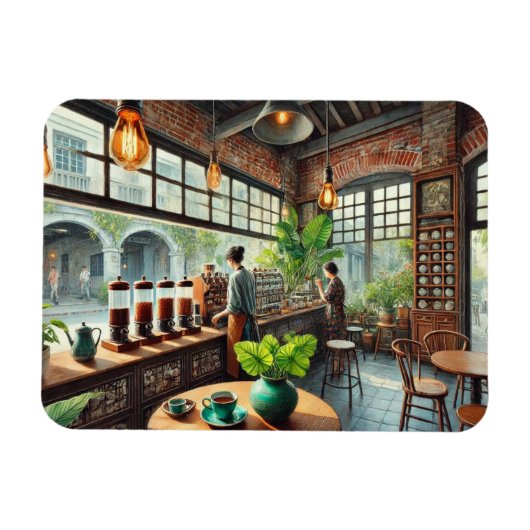 Café in Tainan Magneet (Horizontaal)