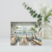 Café in Taipei Briefkaart (Staand voorkant)