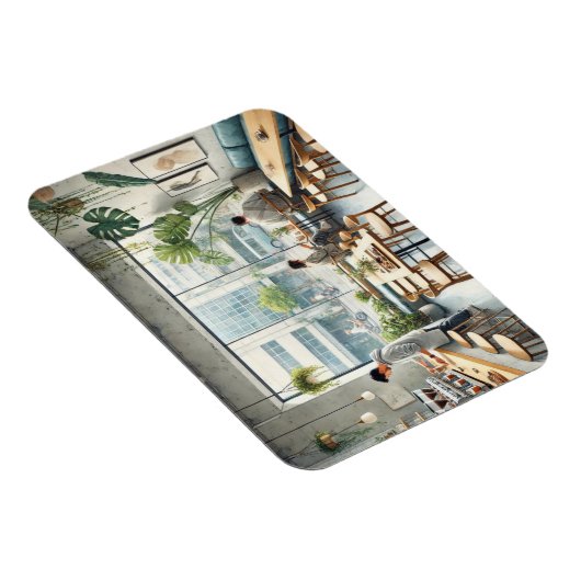 Café in Taipei Magneet (Rechterzijde)