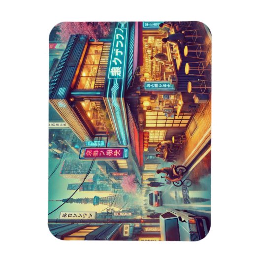 Café in Tokyo Magneet (Verticaal)