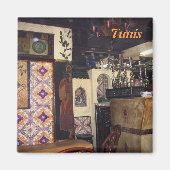 café in tunis magneet (Voorkant)