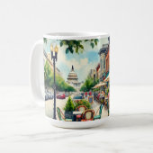 Café in Washington DC Koffiemok (Voorkant links)