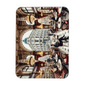 Café in Wenen Oostenrijk Waterverf Schilderkunst Magneet (Verticaal)