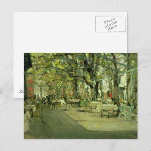 Cafe in Yalta, 1905 Briefkaart (Voorkant / Achterkant)