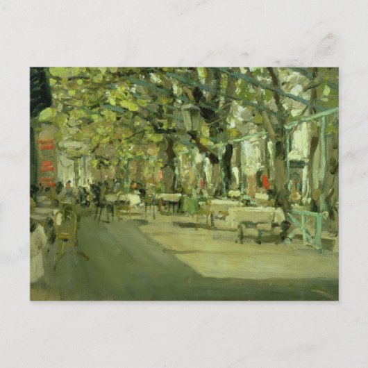 Cafe in Yalta, 1905 Briefkaart (Voorkant)