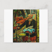 Cafe in Zuid-Frankrijk Briefkaart (Voorkant)