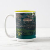 Café Inspirée de la Beauté nature" Tweekleurige Koffiemok (Links)