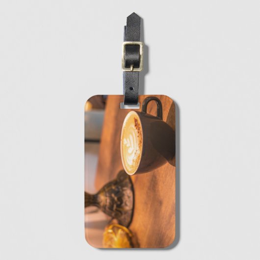 Café-instelling Bagagelabel (Voorkant (verticaal))