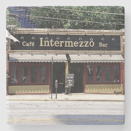 Cafe Intermezzo Buckhead, Cafe Intermezzo Stenen Onderzetter (Voorkant)