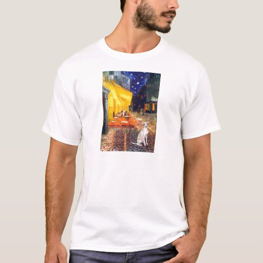 Café - Italiaanse Greyhound 5 T-shirt (Voorkant)