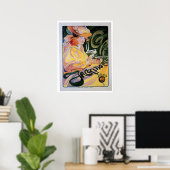 Cafe Jacamo  Coffee Drink & Art Poster (Thuiskantoor)