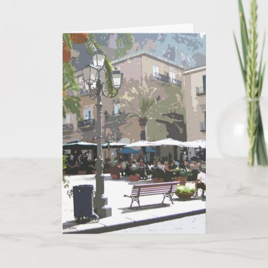 café kaart (Voorkant)