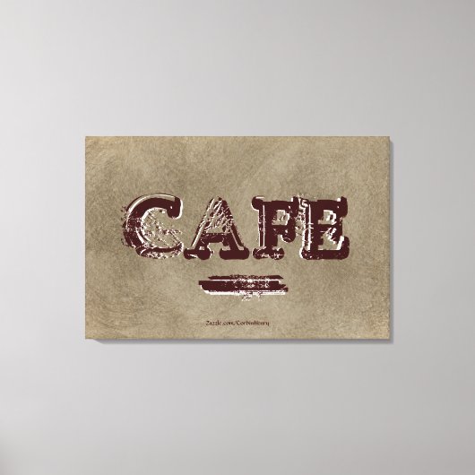  Cafe Keuken Canvas Print - Turks Koffie (Voorkant)