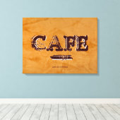  Cafe Kitchen Canvas afdrukken - Dante Plaster (Insitu (Houten vloer))