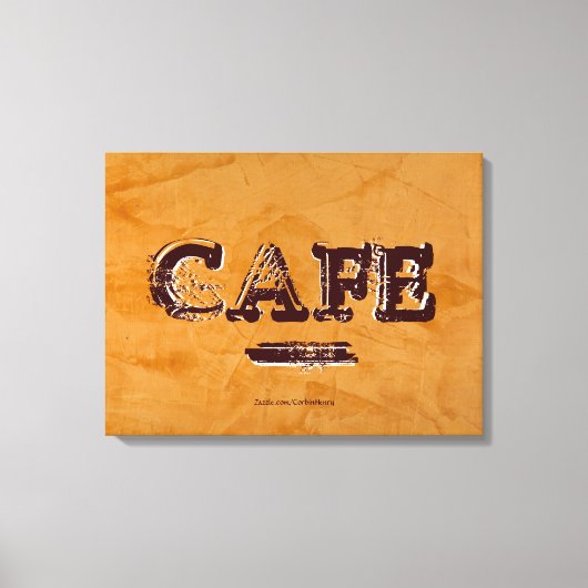  Cafe Kitchen Canvas afdrukken - Dante Plaster (Voorkant)