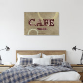  Cafe Kitchen Canvas afdrukken - twee cirkels (Insitu (Slaapkamer))