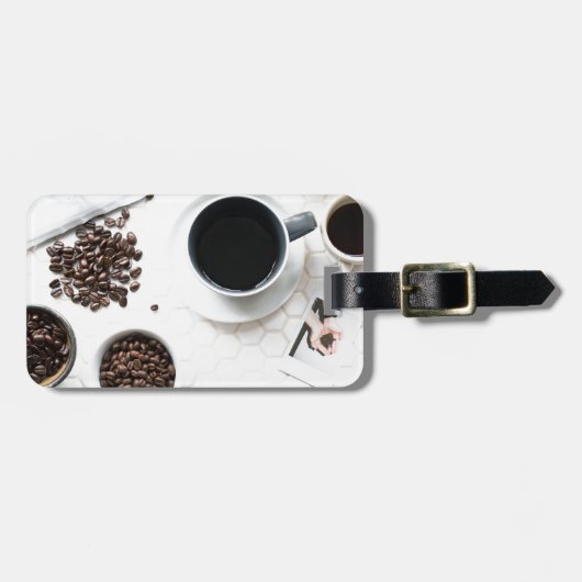 café koffiebuzz bagagelabel (Voorkant horizontaal)