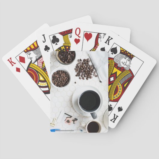 café koffiebuzz pokerkaarten (Achterkant)