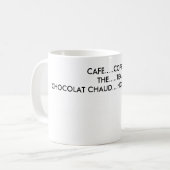CAFE........KOFFIEL.......TEACHOCOLAT CHAUD..... KOFFIEMOK (Voorkant links)
