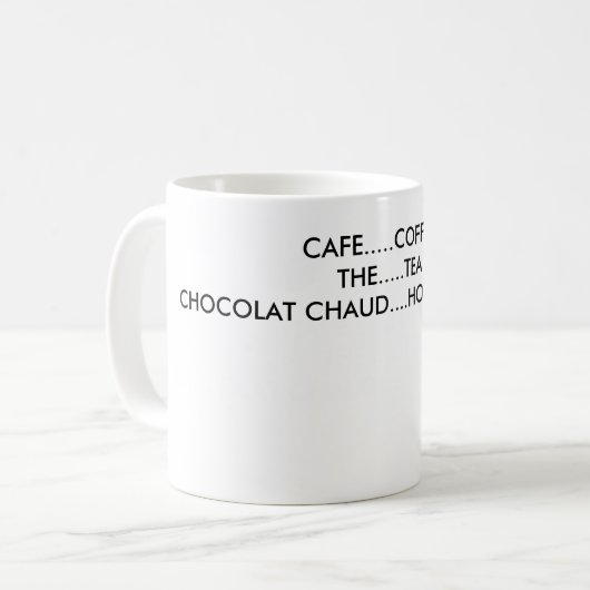 CAFE........KOFFIEL.......TEACHOCOLAT CHAUD..... KOFFIEMOK (Voorkant links)