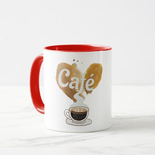Café - Koffieliefhebber Mok (Voorkant links)