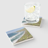 Café Kustlandschap Coffee Bay Stenen Onderzetter (Zijkant)