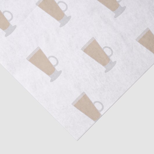 Cafe Latte Coffee Tissuepapier (Detail)